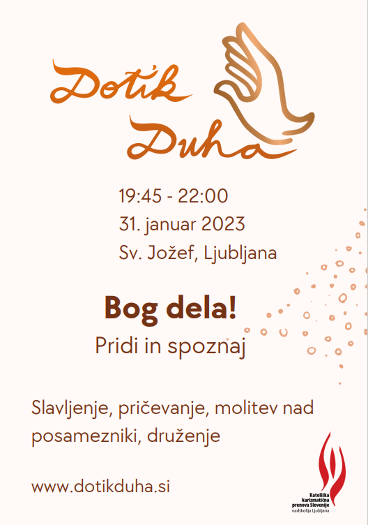 Dotik duha: Bog dela! Pridi in spoznaj